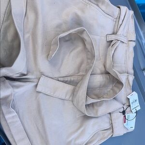 Express High Waist Women Shorts - Cream